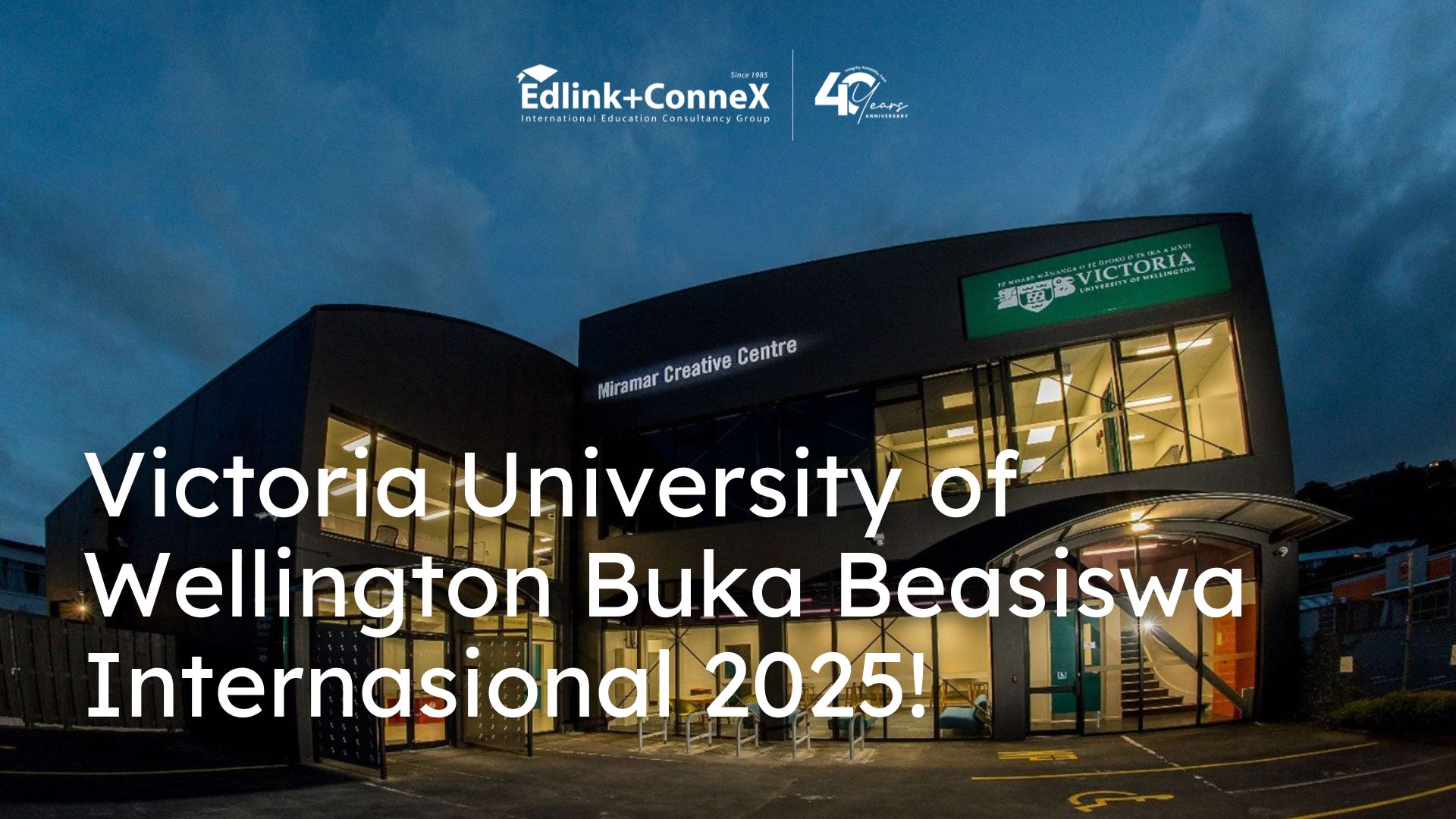 Victoria University of Wellington Buka Beasiswa Internasional 2025!