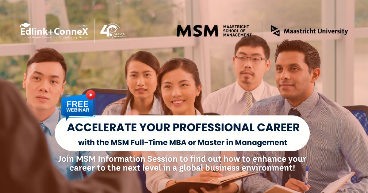 MSM Information Session: Accelerate Your Professional Career