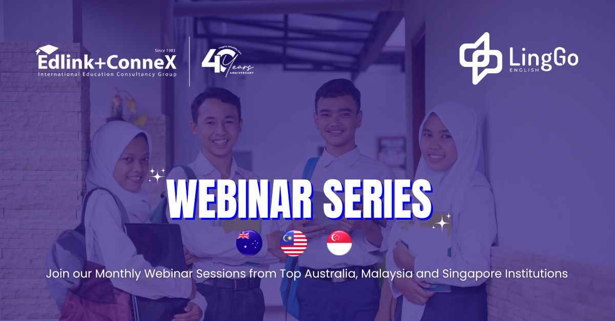 WEBINAR SERIES by Edlink+ConneX x LingGo English