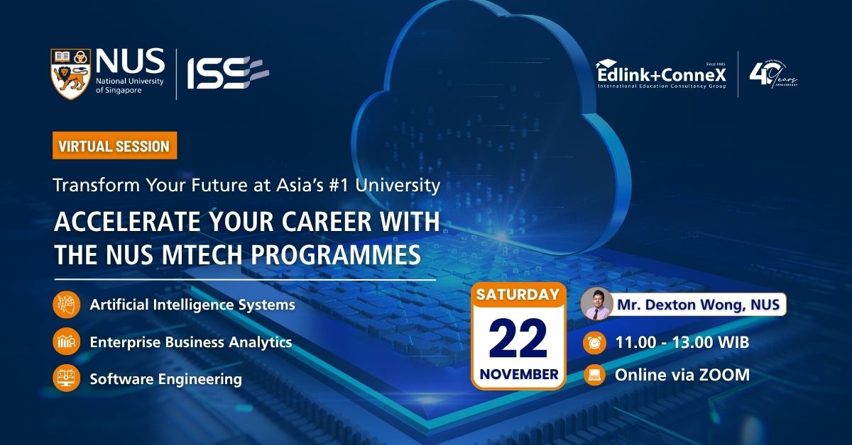 ACCELERATE YOUR CAREER WITH THE NUS MTECH PROGRAMMES