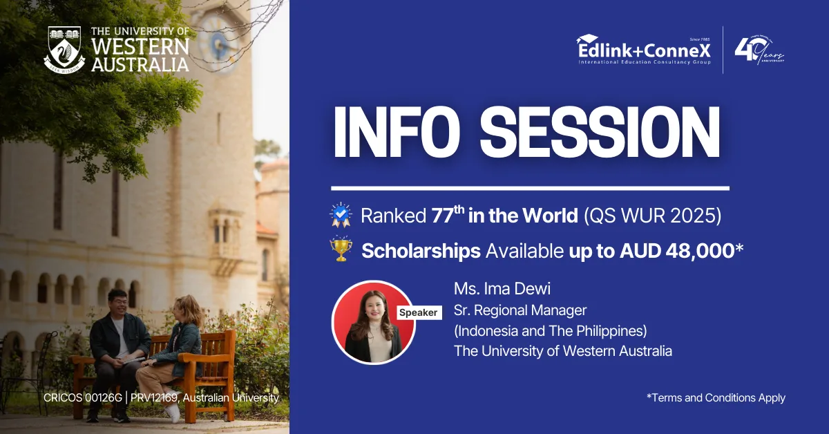 THE UNIVERSITY OF WESTERN AUSTRALIA INFO SESSION