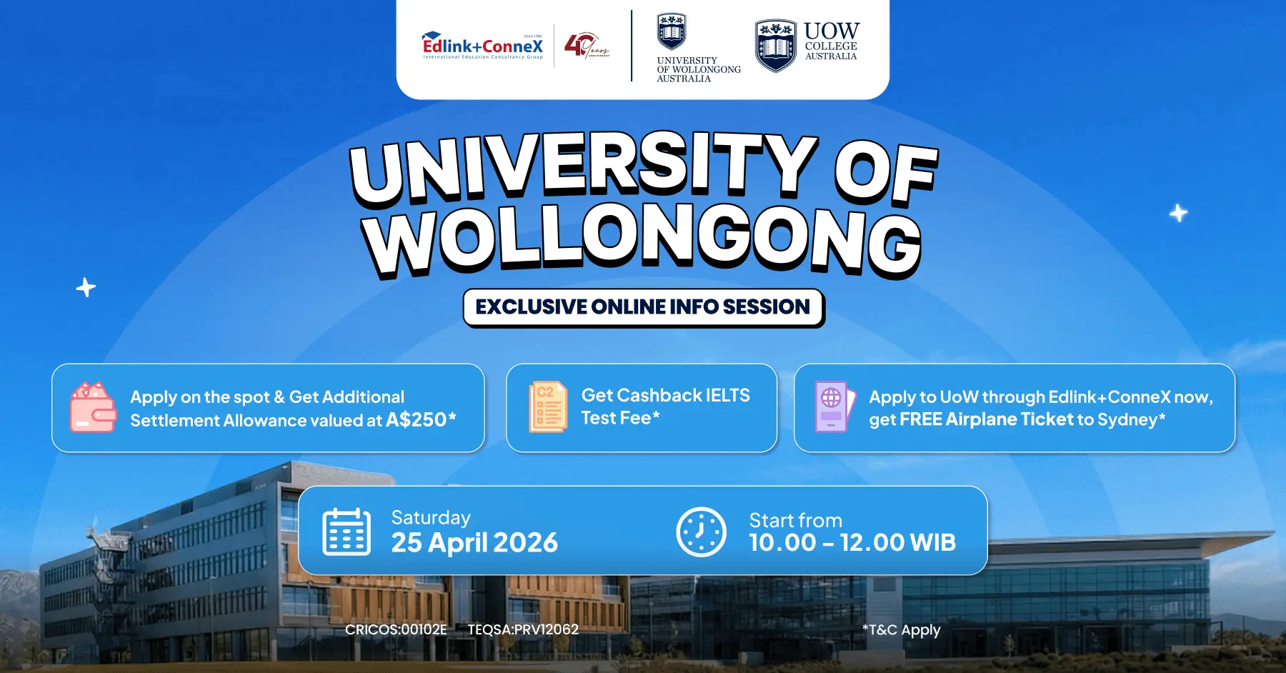 University Of Wollongong Online Info Session