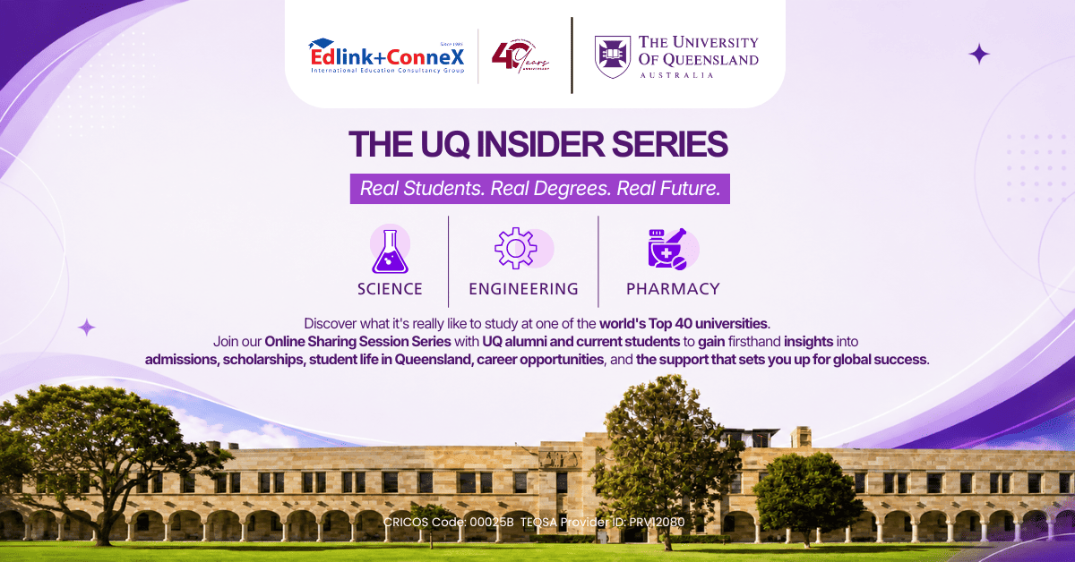 UQ Online Sharing Session September – October 2026 UQ Online Sharing Session September – October 2026